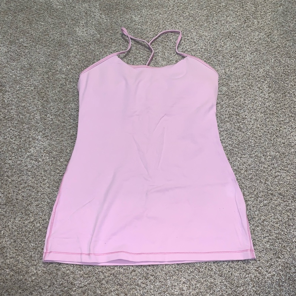 LULULEMON althletica pink razor back tank
